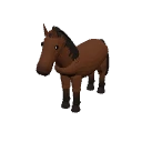 A bay horse