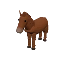 A chestnut horse